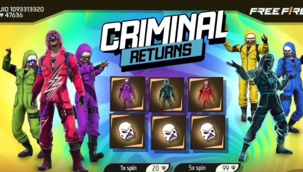 2025 Free Fire Top Criminal Royale Returns with the Iconic Golden Criminal Theme 2 Free Fire