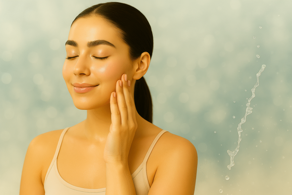 Benefits of Drinking Water for Skin: Nature’s Secret to a Radiant Glow 2 Benefits of drinking water for skin – woman with glowing skin