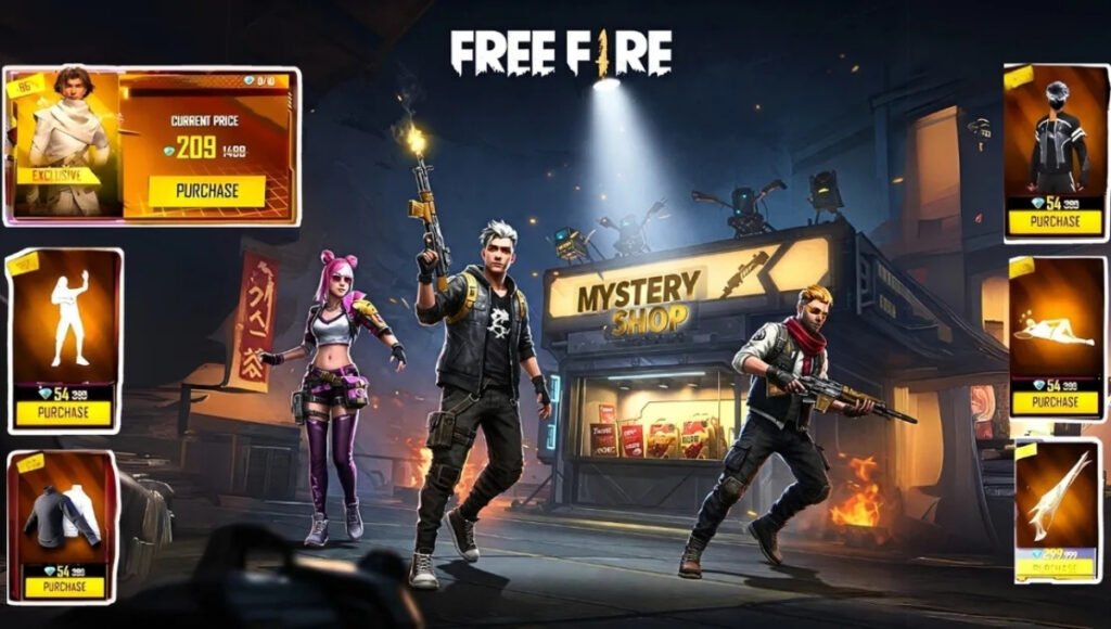 Free Fire July 2025 Mystery Shop: Huge Discounts, Rare Items, Epic Comebacks 3 Free Fire