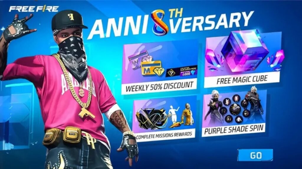 Free Fire 8th Anniversary 2025: Scan the QR Code to Unlock Exclusive Bundles, Skins 2 Free Fire