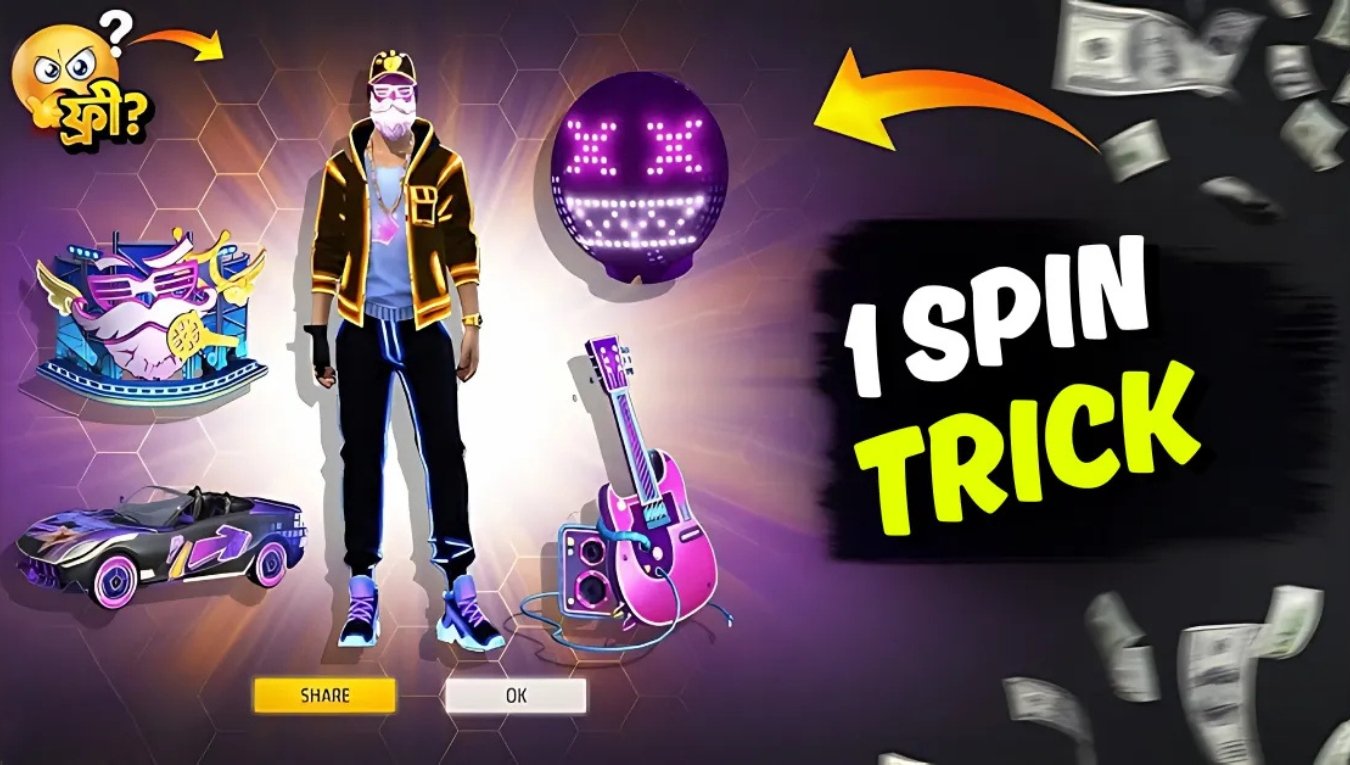 Free Fire Neon Ring Trick: Get Neon Glow Bundle in Just 1 Spin 1 Free Fire