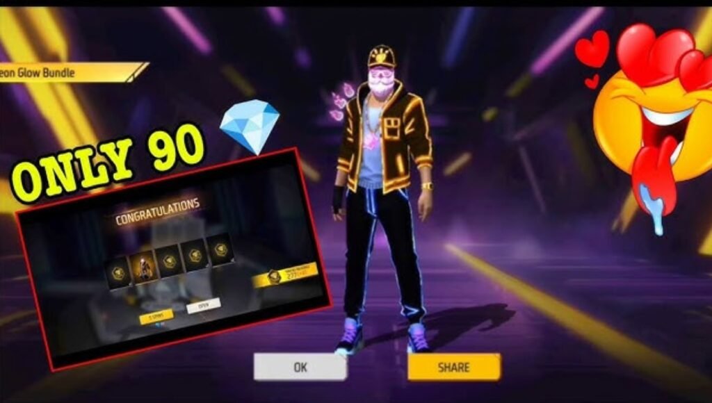 Free Fire Neon Ring Trick: Get Neon Glow Bundle in Just 1 Spin 3 Free Fire