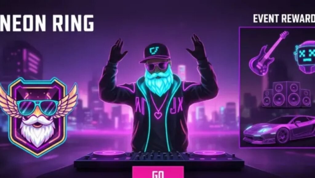 2025 Free Fire MAX Neon Ring: One Spin, One Dream, Tons of Shiny Rewards 2 Free Fire