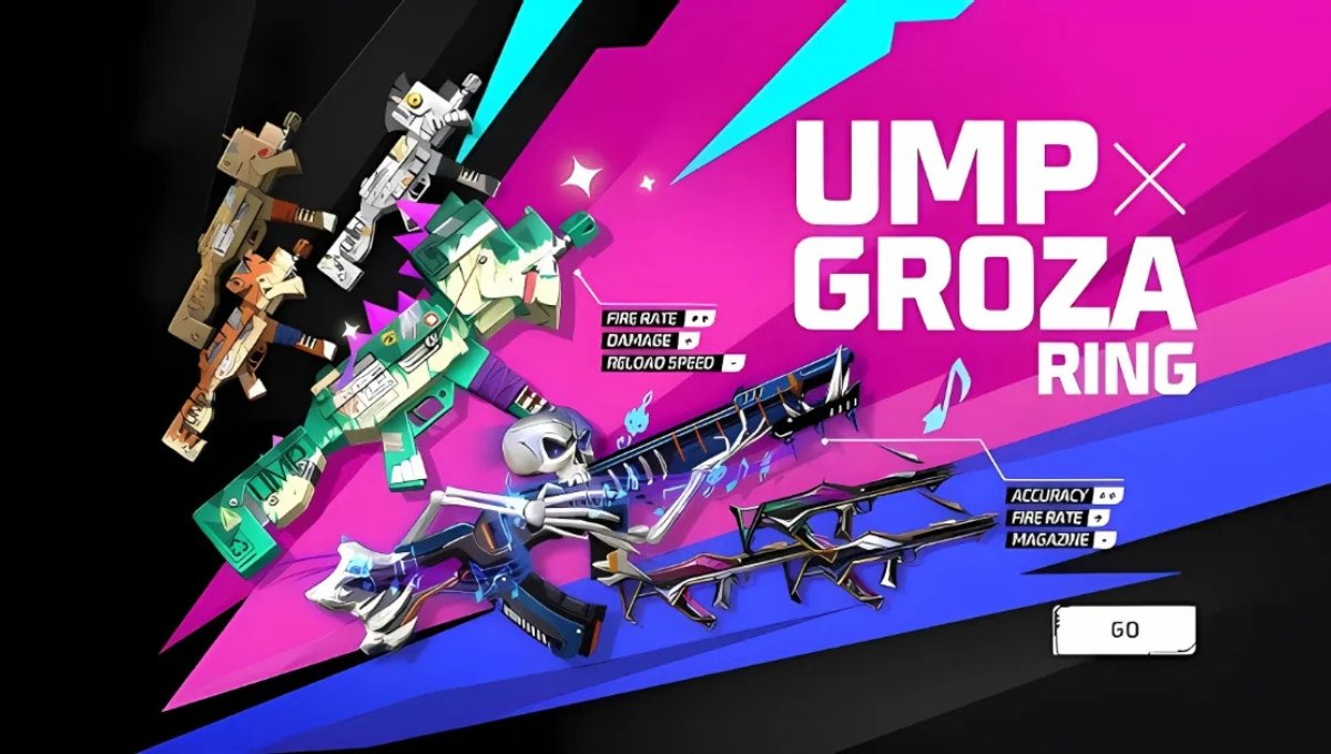 2025 Free Fire UMP X Groza Ring Event: Epic Gun Skins at Low Diamonds 1 Free Fire