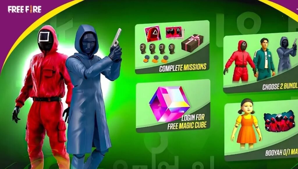 2025 Free Fire Max x Squid Game: Survive the Game, Grab the Diamonds 3 Free Fire Max