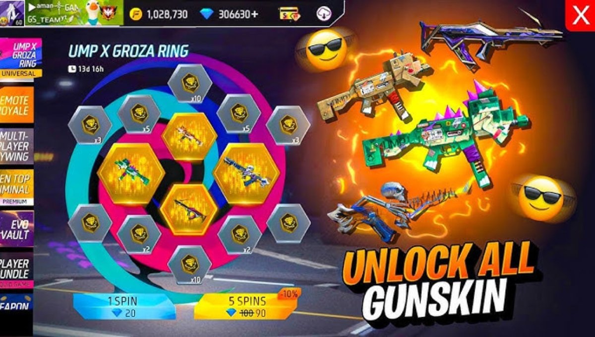 2025 Free Fire UMP X GROZA Ring Event: Cost, New Skins, Smartest Way to Win 1 Free Fire