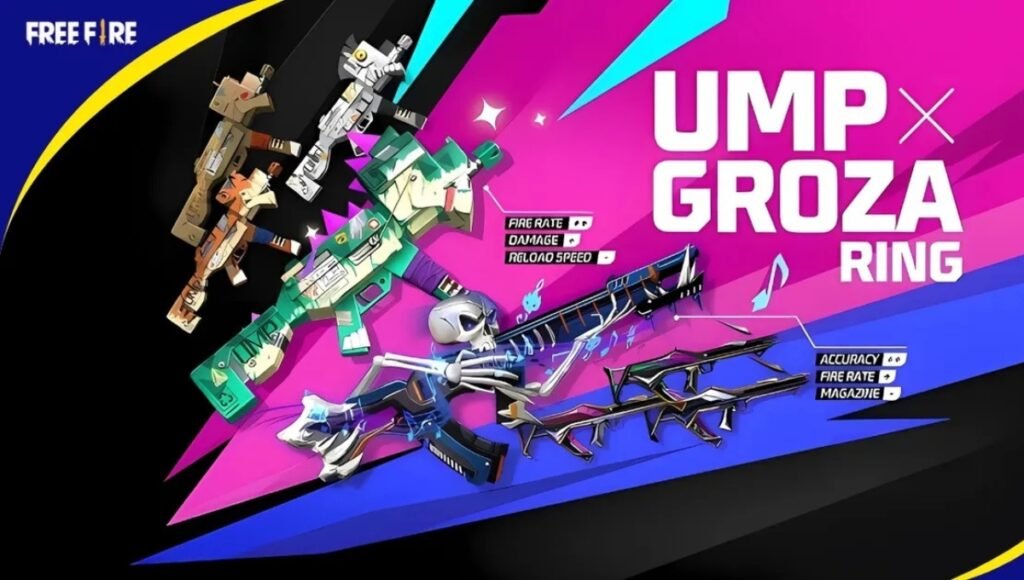 2025 Free Fire UMP x Groza Ring Update: Use the 1-Spin Trick to Get Legendary Skins 2 Free Fire