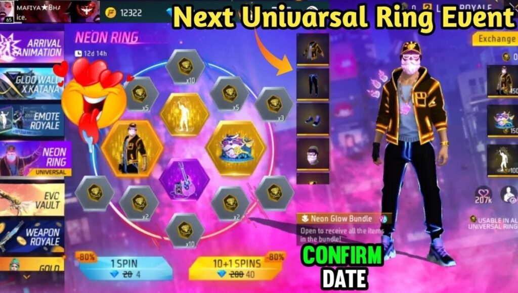 2025 Free Fire Neon Ring Event: Glow Up Your Game with Epic Rewards 2 Free Fire