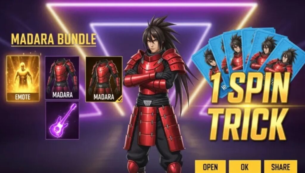 Free Fire Madara Ring Event 2025: Unique Rewards, Powerful Spin Tricks 2 Free Fire