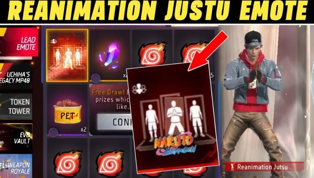 Free Fire Reanimation Jutsu Emote: Naruto’s Iconic Jutsu Comes to the Game 2 Free Fire