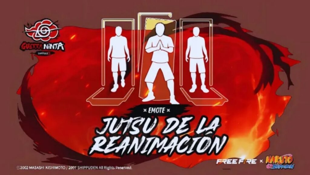Free Fire Reanimation Jutsu Emote: Naruto’s Iconic Jutsu Comes to the Game 3 Free Fire