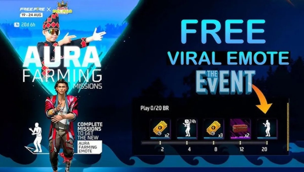 Free Aura Farming Emote in Free Fire: New Style and Power in the Game 1 Free Fire