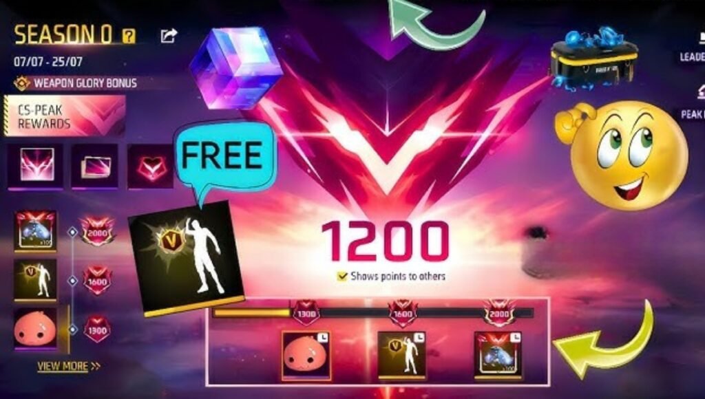 CS Peak New Mode in Free Fire: Thrilling High-End Gaming Experience 2 Free Fire