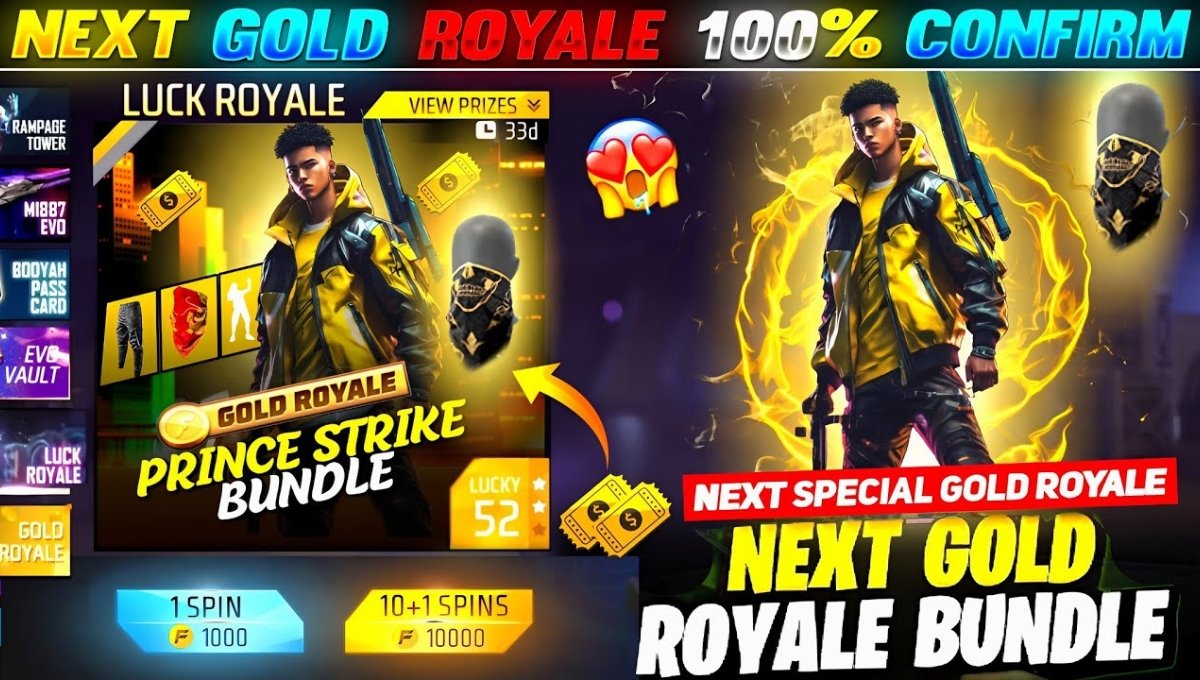 Free Fire Gold Royale Bundle 2025: New Rewards, Release Date Revealed 1 Free Fire