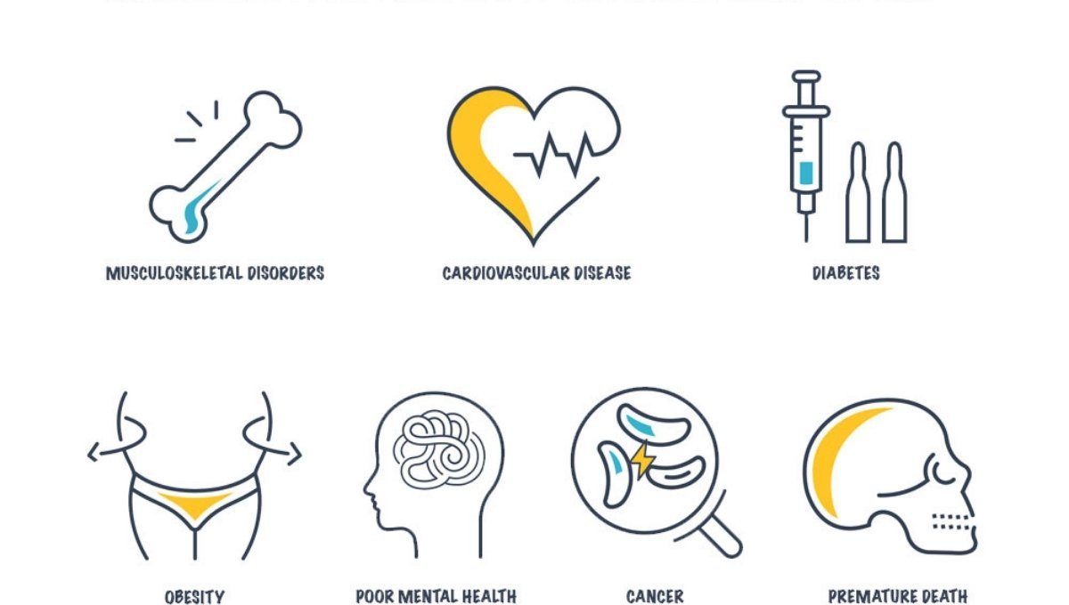 Prolonged Sitting Risks: Avoid These Common Mistakes Every Office Worker Makes 2 Prolonged Sitting Risks