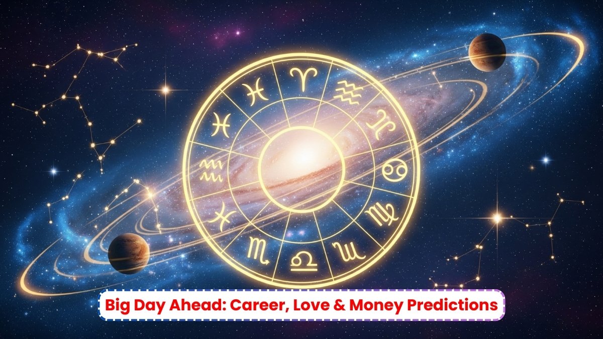 Horoscope Today 09-09-2025 – Daily astrological predictions for career, love, money, and health with zodiac signs illustration.