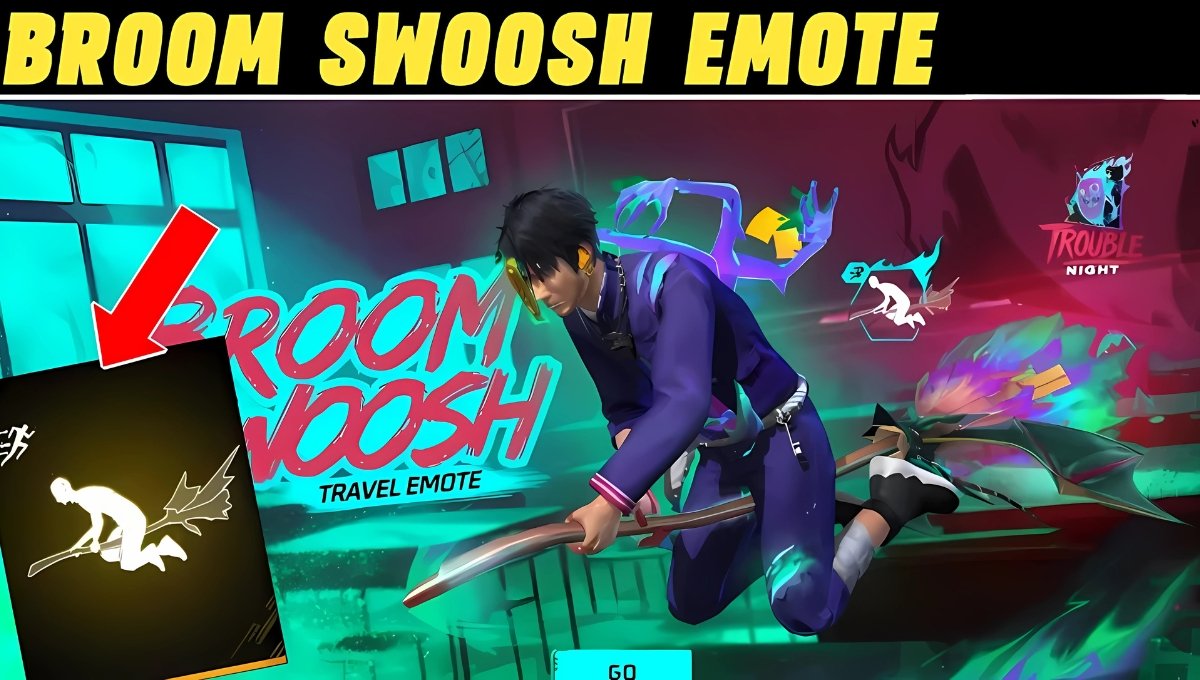 How to Get Free Fire’s Rare Broom Swoosh Travel Emote
