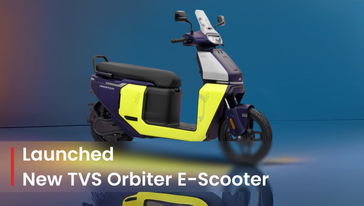 TVS Orbiter Launched in India: Futuristic E-Scooter with 158km Range, Smart Features 1 TVS Orbiter Launched