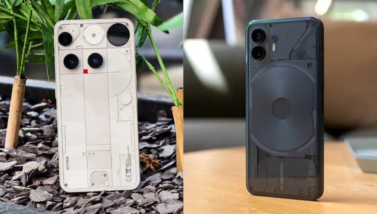 Nothing Phone 3 and Nothing Phone 2