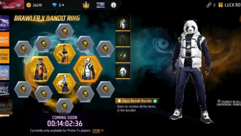 Free Fire Brawler x Bandit Ring Event 2025 | Exclusive Bundles, Rewards, Spin Tricks Revealed 2 Free Fire Brawler x Bandit Ring Event