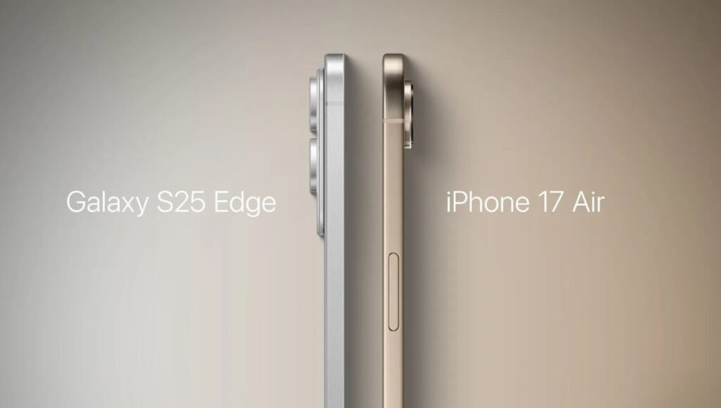 Samsung Galaxy S25 Edge vs iPhone Air: Slimmest Flagship Showdown of 2025 3 Samsung Galaxy S25 Edge vs iPhone Air