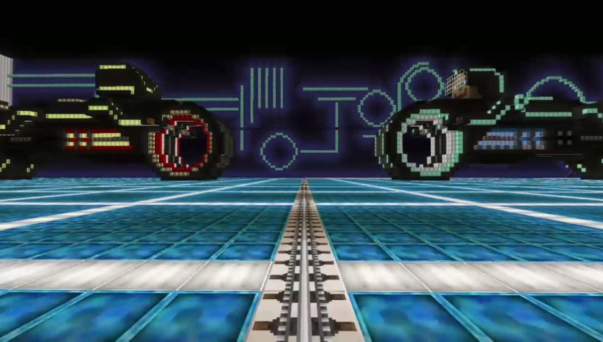 Minecraft TRON trailer