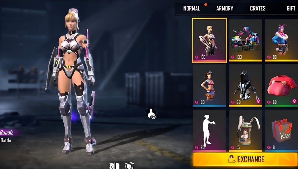 Battle Angel Bundle: Unlock Exclusive Free Fire Max Skins with 50% Discount! 3 Battle Angel Bundle