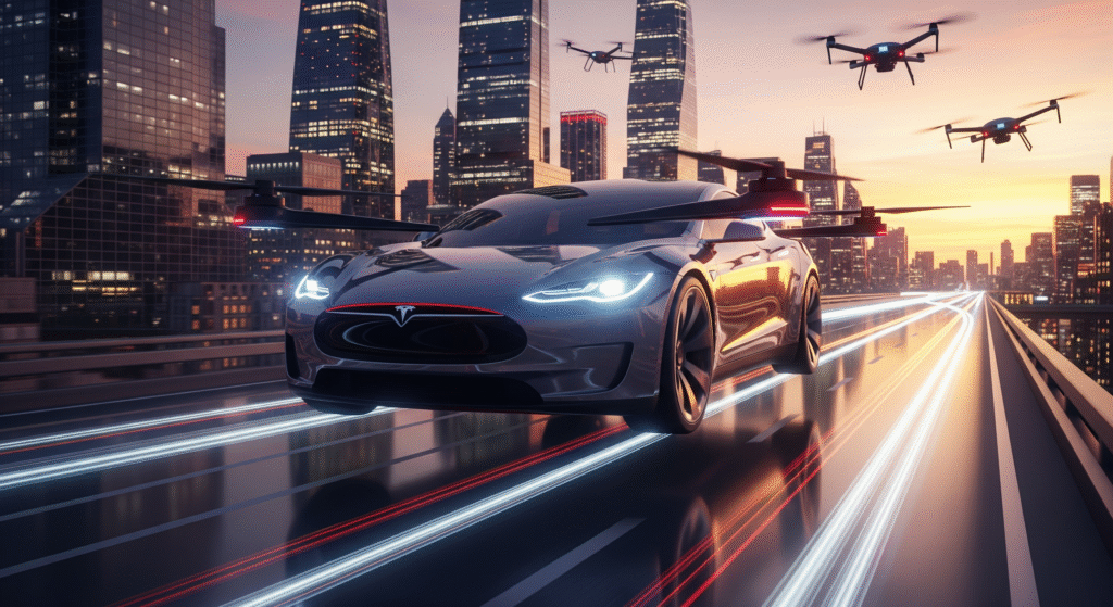 Elon Musk Flying Car 2025: Tesla’s Unbelievable New Prototype Could Change Everything 2 Elon Musk Flying Car all taking about