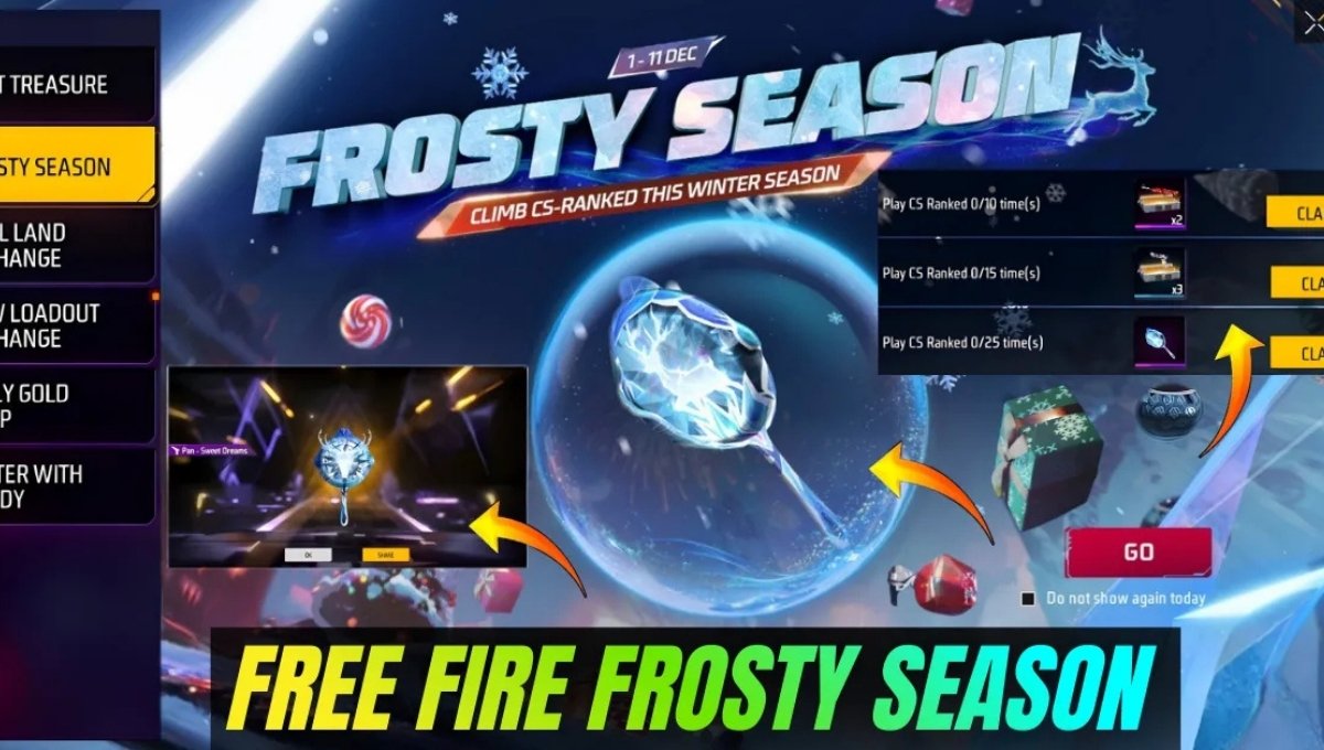 Free Fire Frosty Season Winterland Update