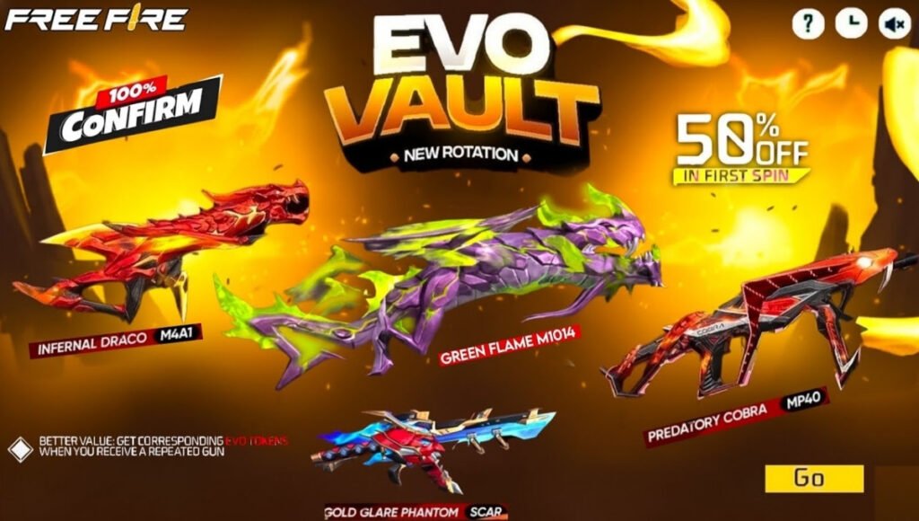 Free Fire Evo Vault Event 2 Dec 2025