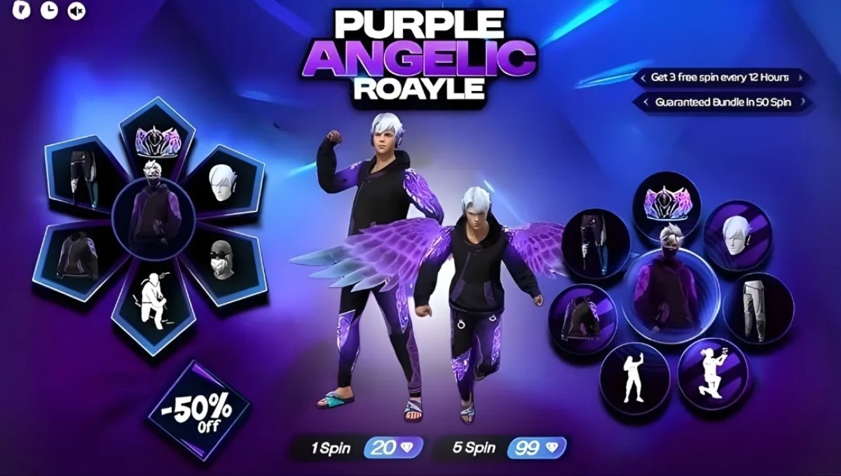 Purple Angelic Royale Event